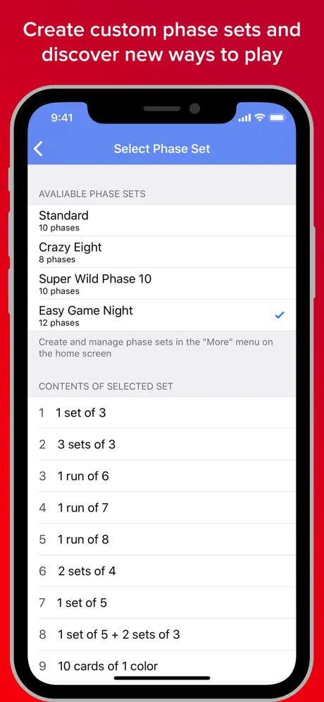Phase 10 Score Keeper Pro