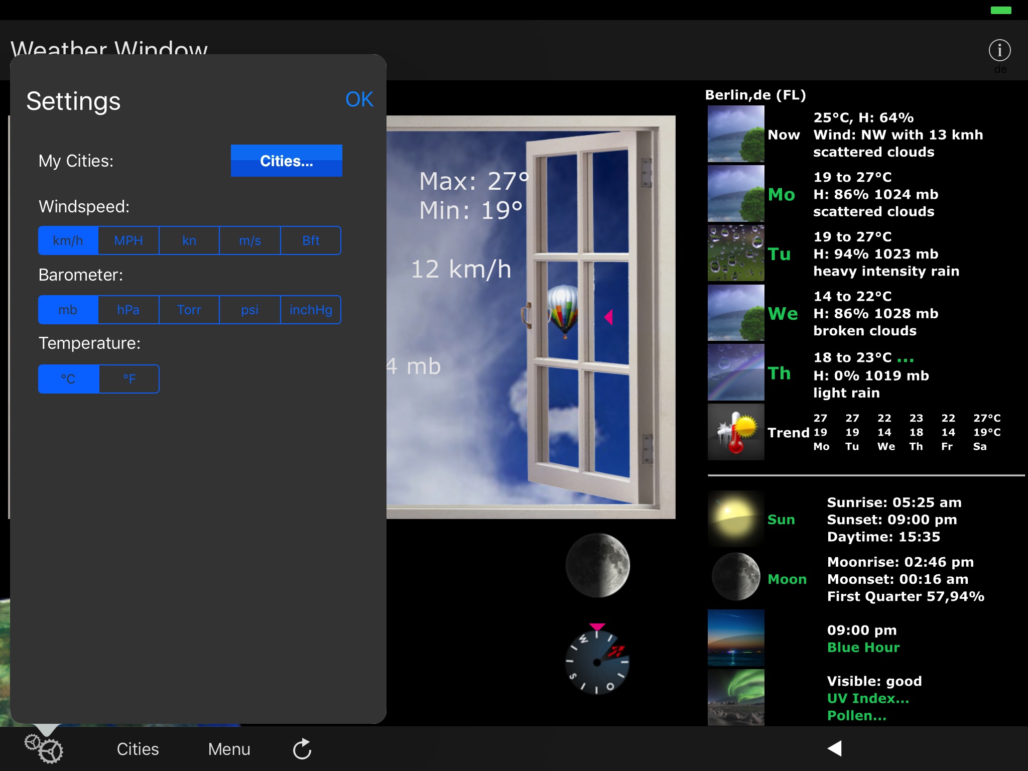 Weather Window screenshot 2