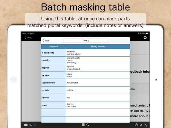 WordMasking iPad screenshot 7 - Education app