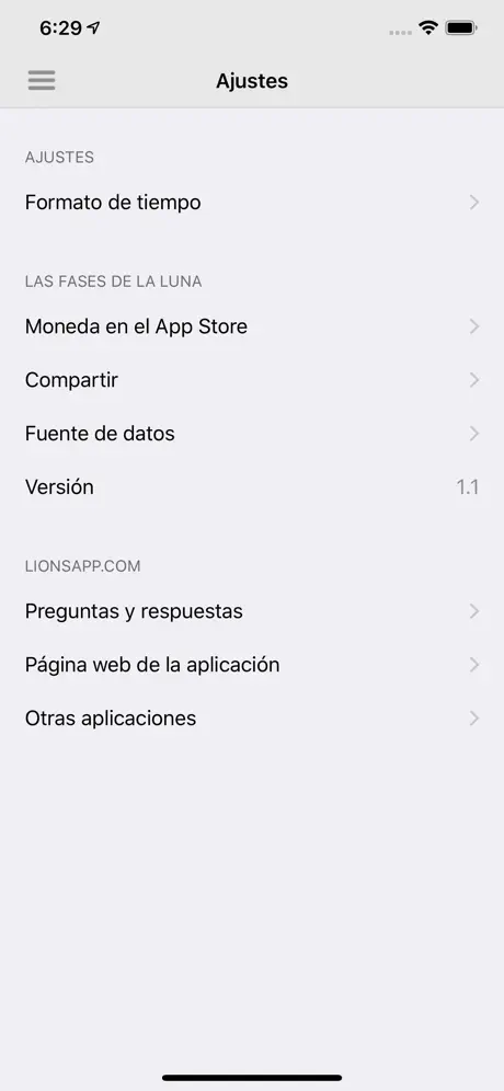 Las fases de la luna