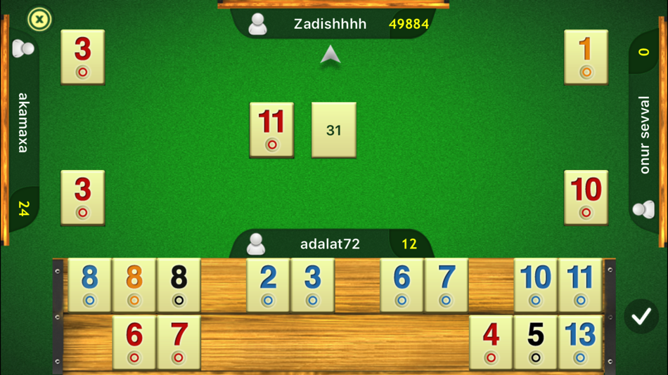 #1. Okey Online (iOS) 由: Adikus