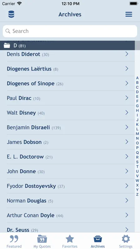 Quotes Folder (Premium) screenshot 3 of 4