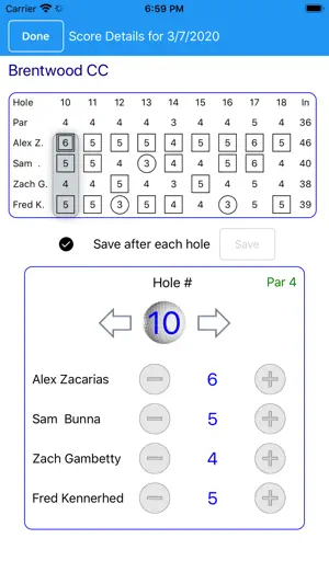 IMAgolfer Golf League screenshot 4
