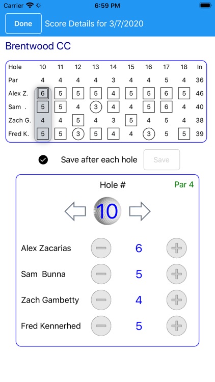 IMAgolfer Golf League screenshot-3