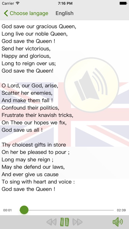 Listen God Save The Queen