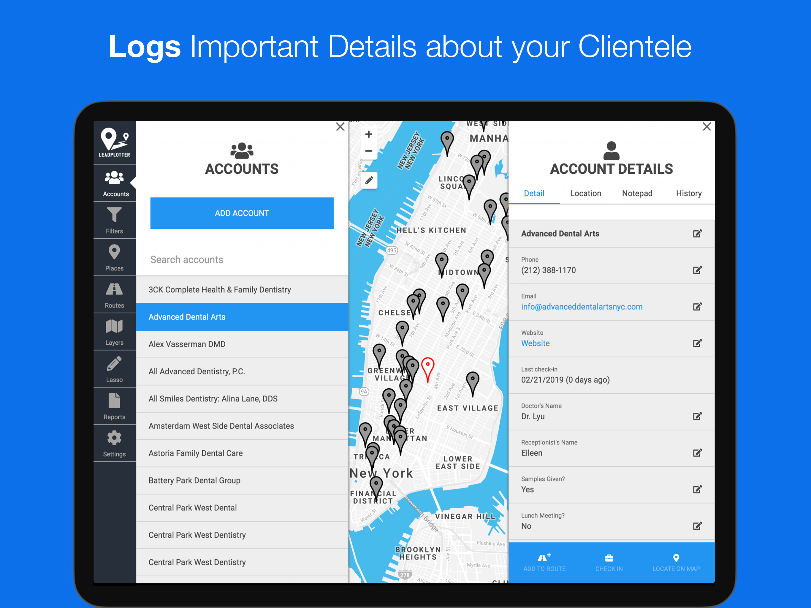 LeadPlotter Route & Sales CRM screenshot 9