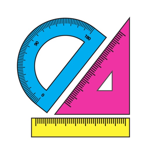 Protractor (Angle measurement) Icon