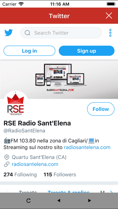 Radio Sant'Elena Screenshot