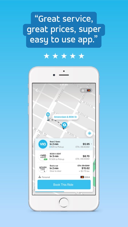 Via: Low-Cost Ride-Sharing