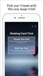 shaking card trick iphone screenshot 1