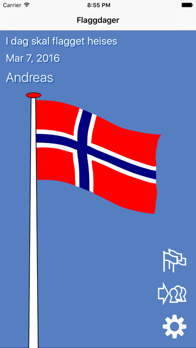 Norske flaggdager app screenshot