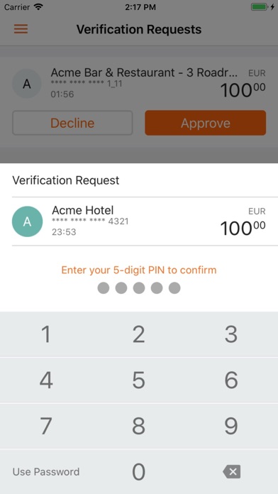 ING Commercial Card Screenshot