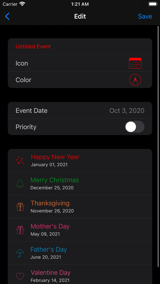 #9. Countdown # (macOS) 由: Khang Le