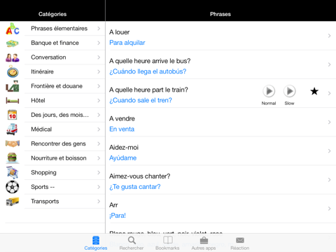 Screenshot #4 pour Du français vers l'espagnol