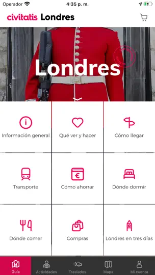 Captura de pantalla de Guía De Londres Civitatis.com en iPhone 2