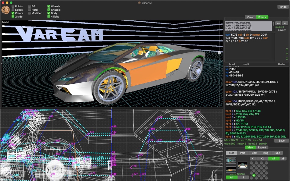 #8. VarCAM Concept Car Constructor (macOS) 게시자: Aleksandr Varaksa