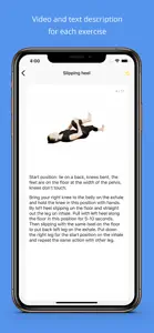 Back pain exercises at home screenshot #4 for iPhone