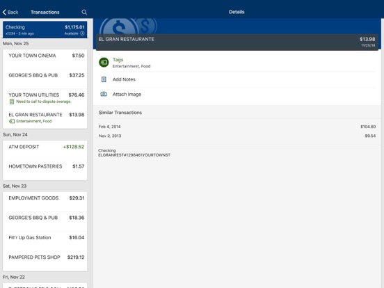 Texas Bank and Trust Mobile iPad screenshot 3 - Finance app