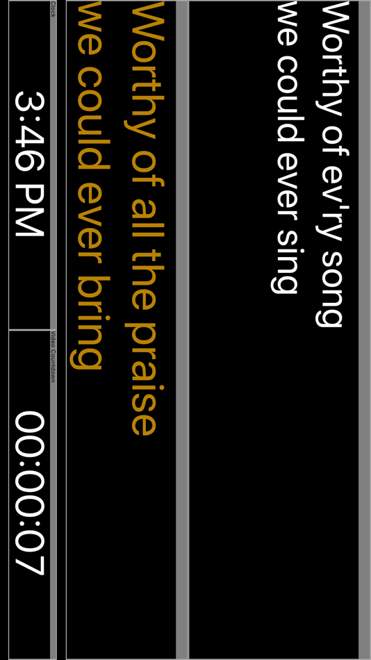 #1. ProPresenter Stage (iOS) Podle: Renewed Vision LLC