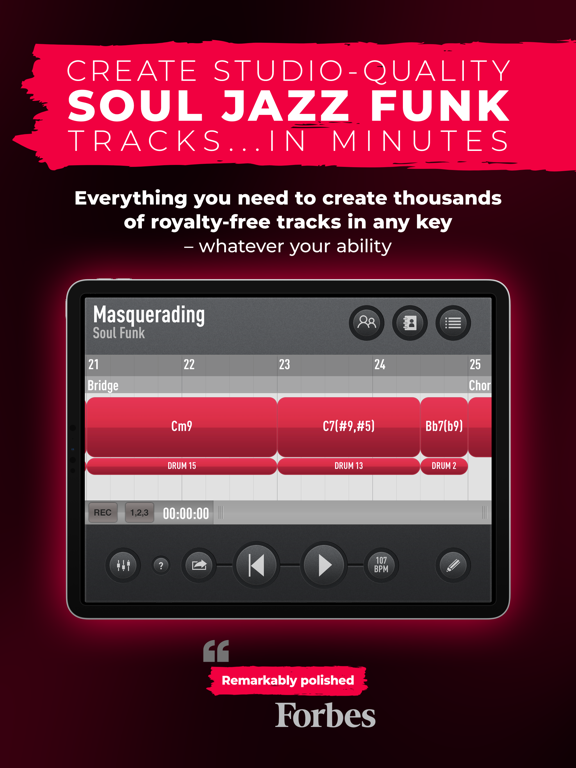 Screenshot #4 pour SessionBand Soul Jazz Funk 1