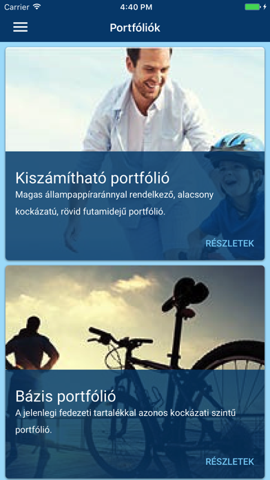 Erste Nyugdíjpénztár Screenshot