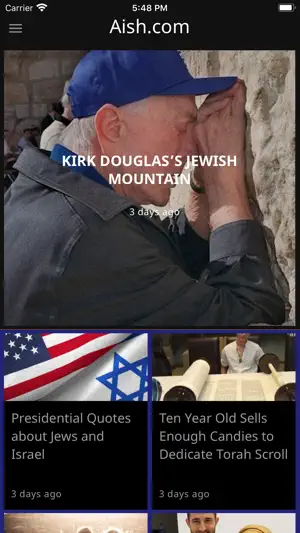 Aish.com: The Judaism App screenshot 1