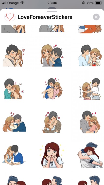 Love Forever Stickers