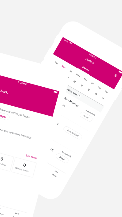 Envie Fitness Meridian Screenshot