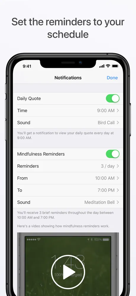Chill – Mindfulness Reminders