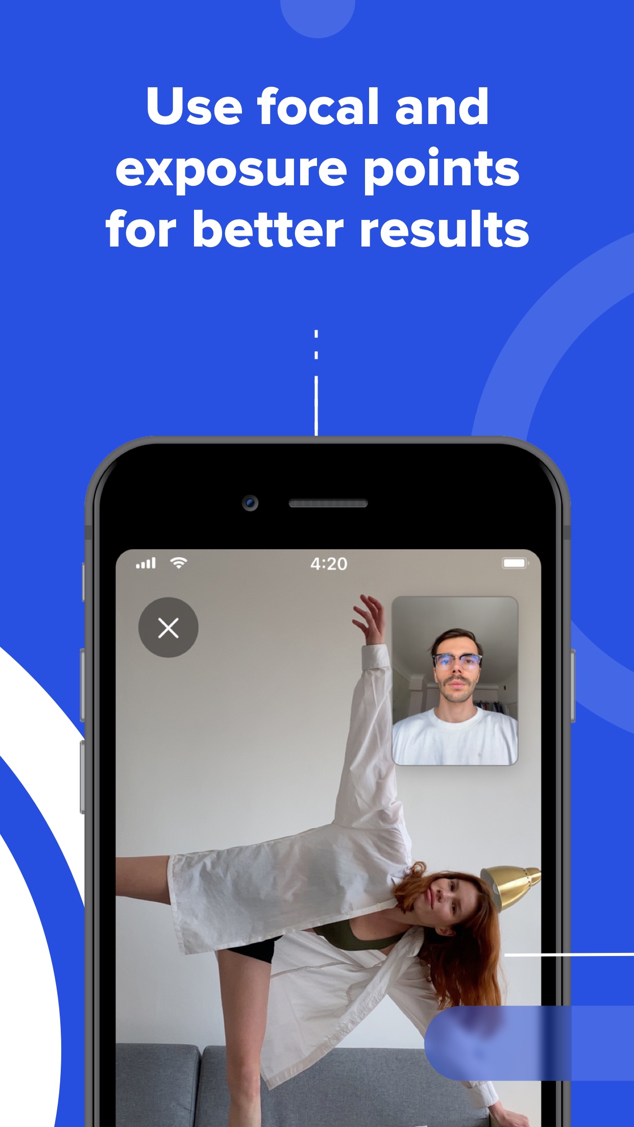 Screenshot do app CLOS - Remote Shooting