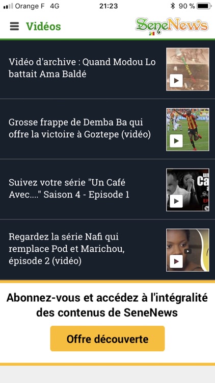 SeneNews : Actualité Sénégal screenshot-3