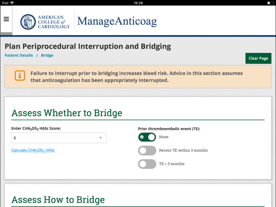 ManageAnticoag iPad screenshot 6 - Medical app