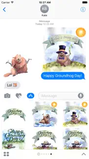 groundhog day - stickers iphone screenshot 1
