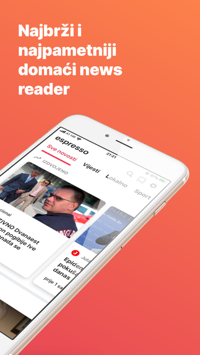 Espresso HR: digitalne vijesti Screenshot