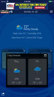 wavy weather iphone screenshot 1