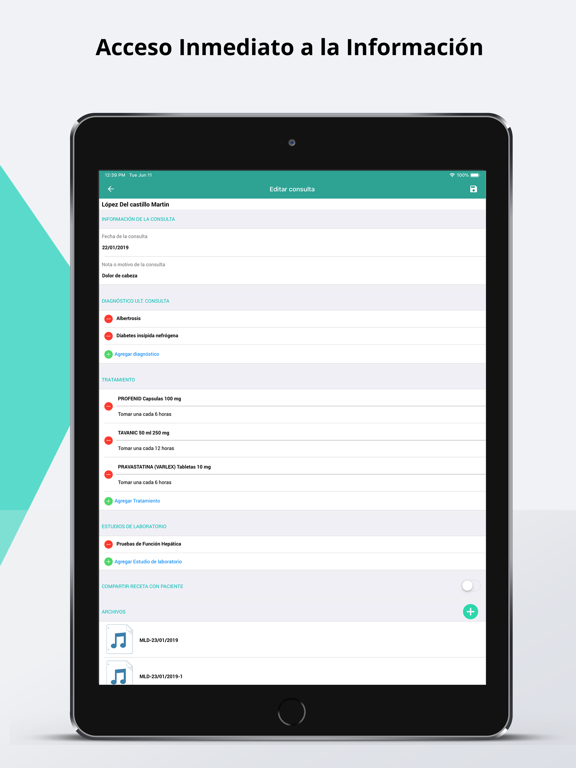 Eleonor iPad screenshot 3 - Medical app
