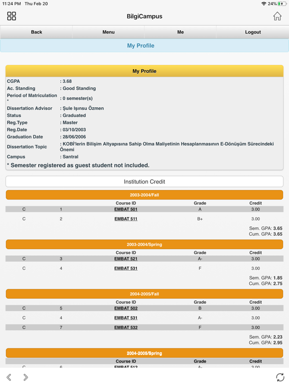 Screenshot #5 pour BilgiCampus