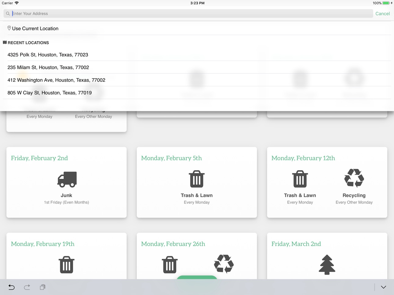 iPad screenshot