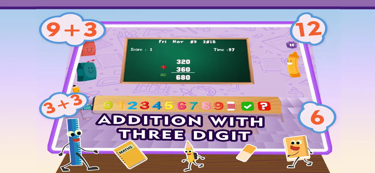 #3. Learning Basic Math Addition (iOS) Door: Learning Apps