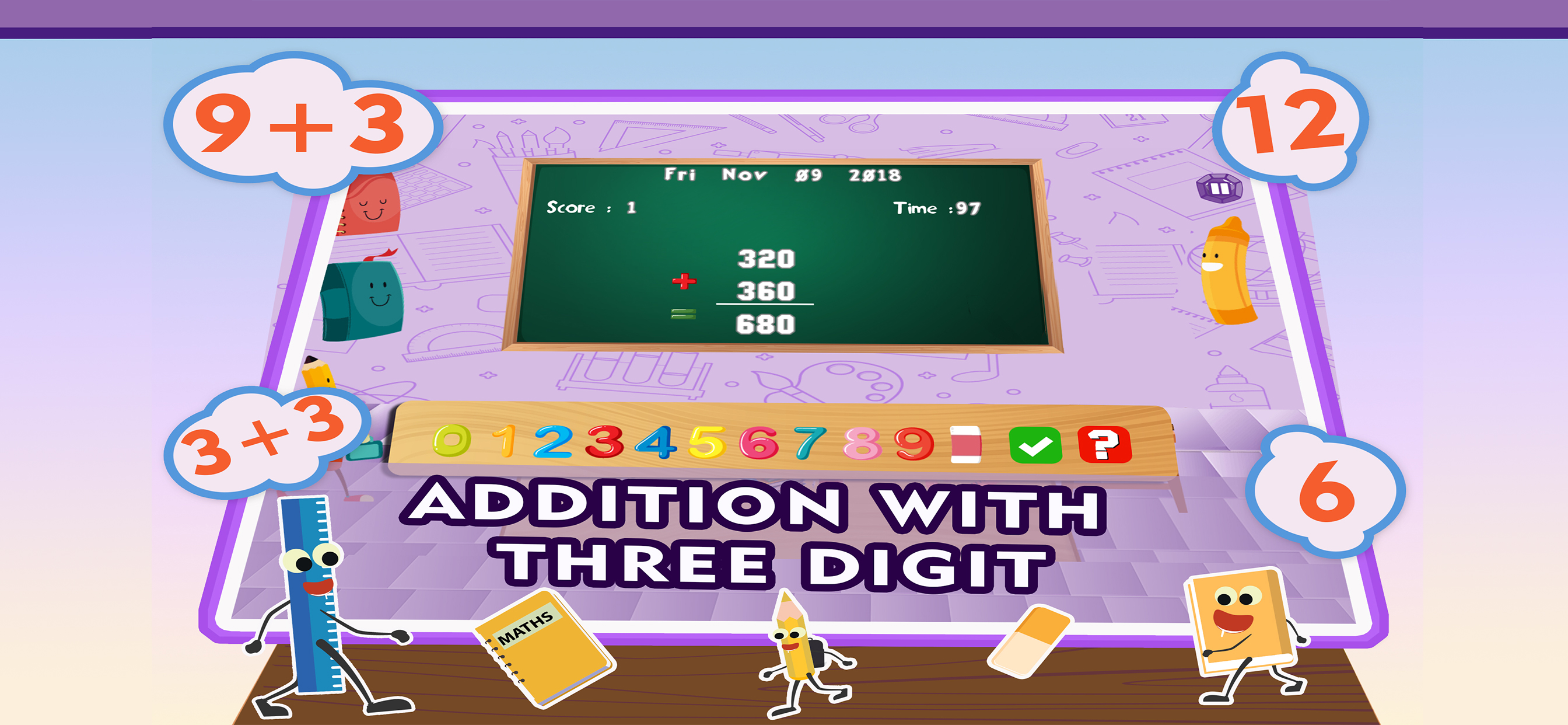 Learn Math Addition Quiz Games screenshot 3