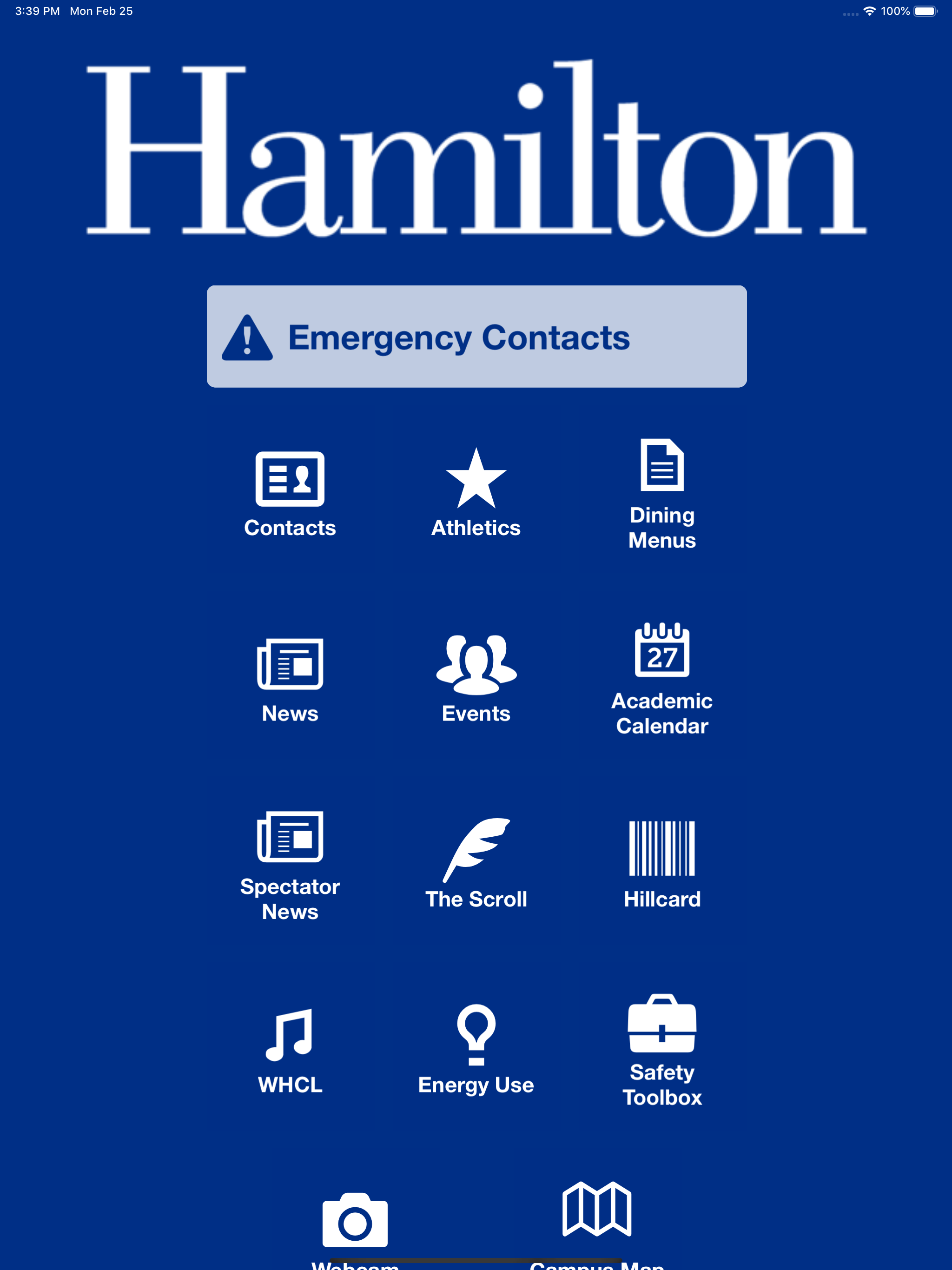 Hamilton College Mobile App screenshot 10