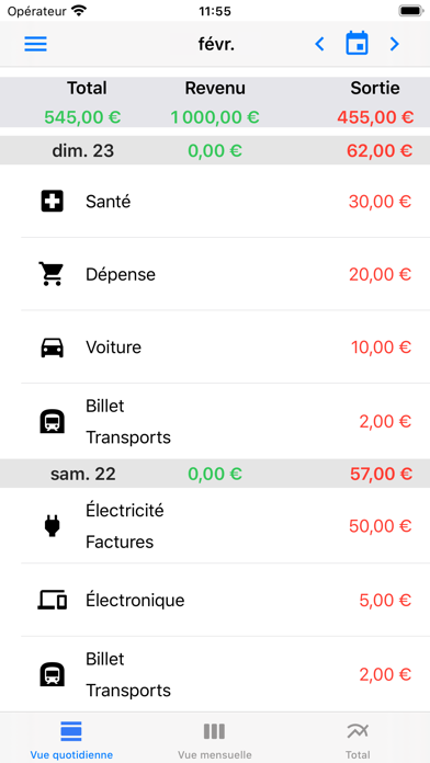 Screenshot #1 pour Gestion des dépens