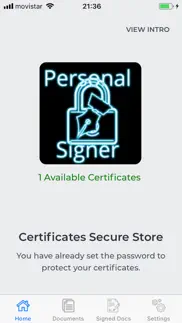 How to cancel & delete personal signer mobile 1