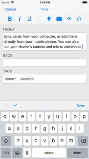 ankimobile flashcards iphone screenshot 3