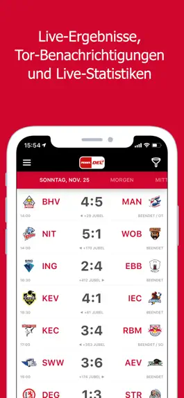 Game screenshot Deutsche Eishockey Liga mod apk