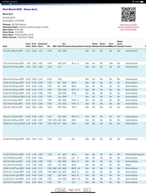 Pool Shark H2O Pro iPad screenshot 7 - Utilities app