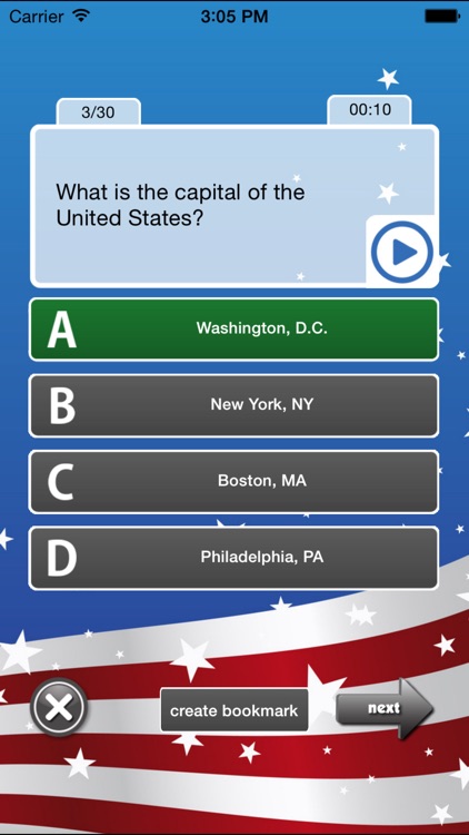 US Citizenship Test Study App