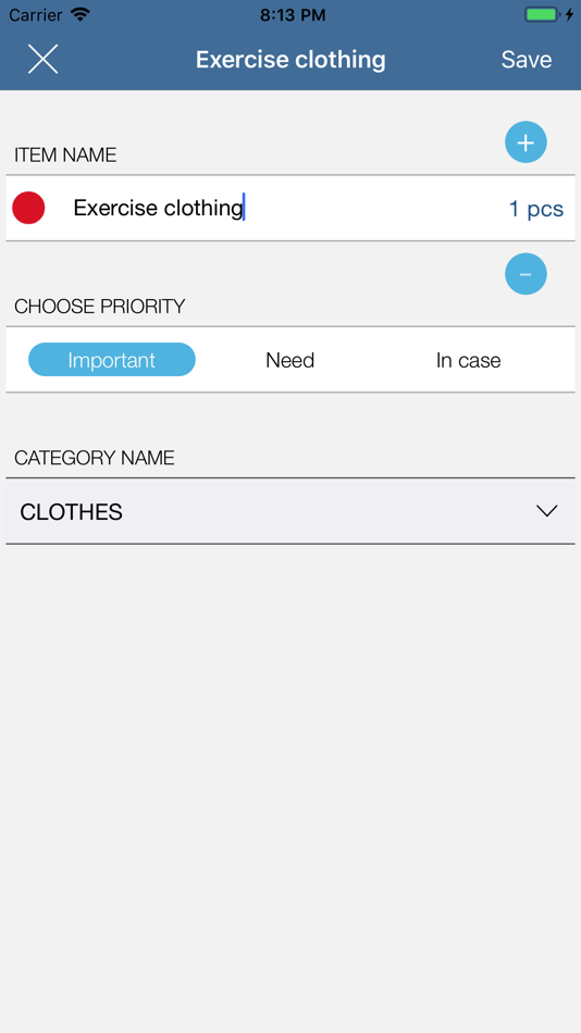 #9. Travel Packing Checklists (iOS) Με: Evgeny Turchaninov