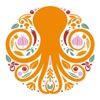 Pizza Orange Octopus icon