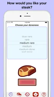 perfect steak timer pro iphone screenshot 3